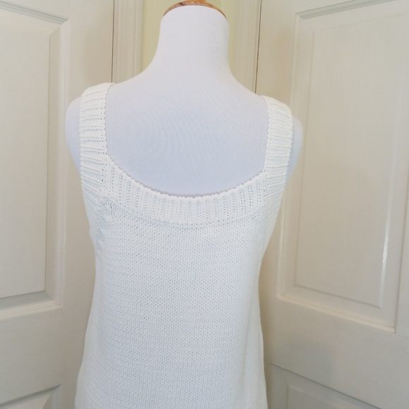 ZARA KNIT V-NECK SLEEVELESS TUNIC - Picture 5 of 7